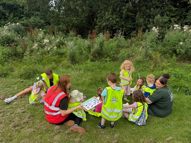 Kids Planet Lytham Lodge counting butterflies