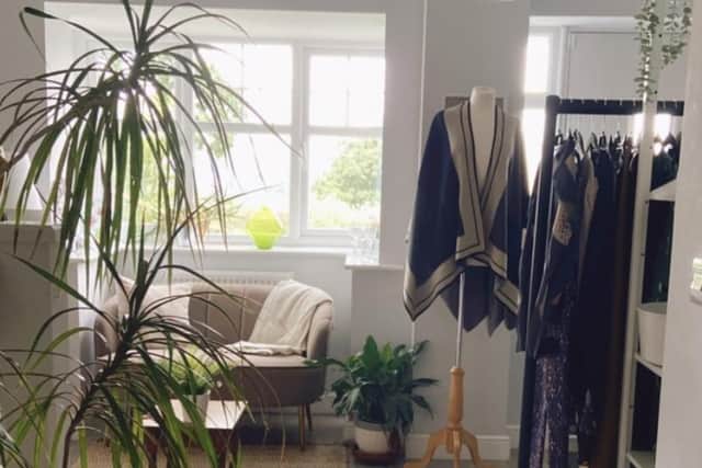 Ruth's boutique at her home in Ribble Valley