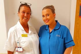 Julie Dean, HCA. Chelsea Fenton, Nursing Associate.