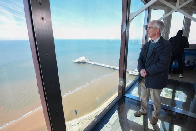 Are you brave enough to stand on the glass floor of the Blackpool Tower Eye?
