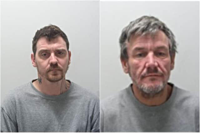 Daniel Cunningham (left) and Darren McCabe (right) were found guilty of manslaughter (Credit: Lancashire Police)