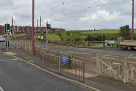 A man in his 60s was fatally injured when he was struck by a tram near Anchorsholme Park (Credit: Lancashire Police)