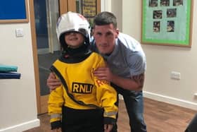 Isaac was reunited with his hero in a special assembly with the RNLI at Westminster Primary School just days after Oliver saved him from drowning off Central Pier