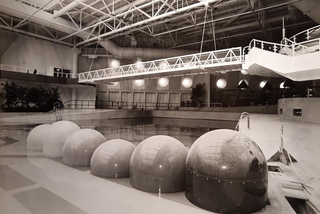 These domes were a feature of the wave pool