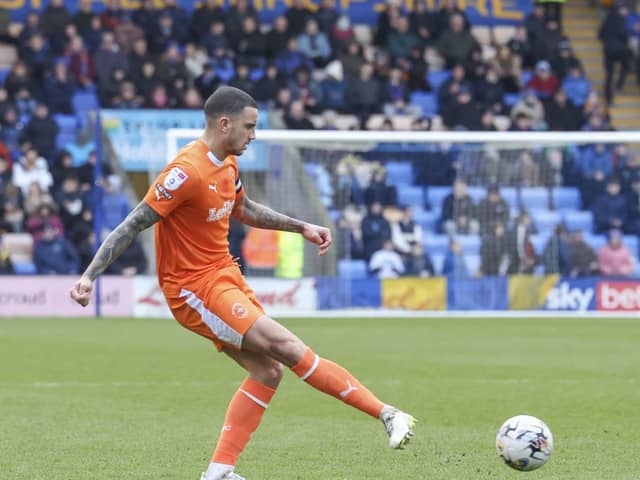 Blackpool have named their team to take on Portsmouth