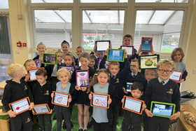 Freckleton CE Primary School fundraising success: every classroom now has access to iPads.