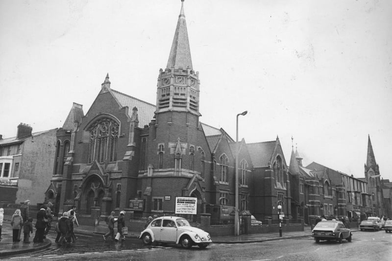 North Shore Methodist Church, Blackpool, in November 1985