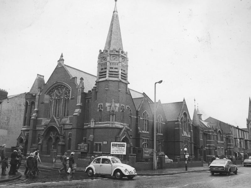 North Shore Methodist Church, Blackpool, in November 1985