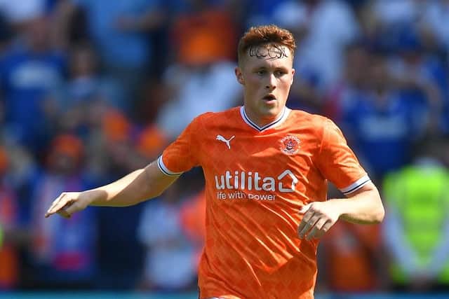 Sonny Carey is handed his first Blackpool start since mid-August