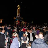 Friends and families enjoying themselves at the Fylde Rugby Club Fireworks Display