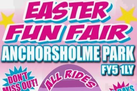 A children’s fun fair will be on Anchorsholme Park from Good Friday, April 7 through to Sunday, April 16. The fair will be open every day from noon until 8pm and rides cost £2 each.