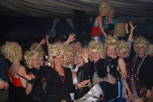 Funny wigs for a cracking night out - are you in this scene?
