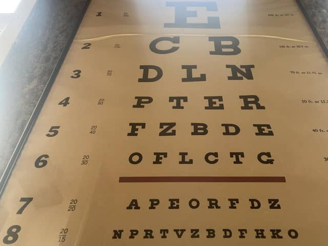 The famed eye-test