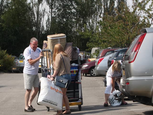 Freshers moving in to university, picture Paul Simpson