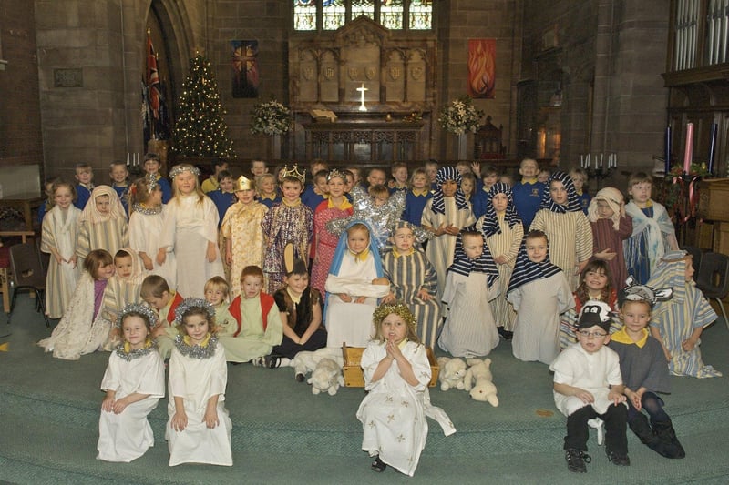 In church for Devonshire Road School's Nativity