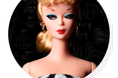 On March 9, 1959, Barbie debuted at the New York Toy Fair. The first Barbie wore a black and white striped swimsuit and her signature ponytail