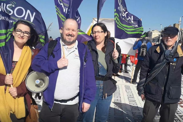 Blackpool's UNISON members joined the parade
