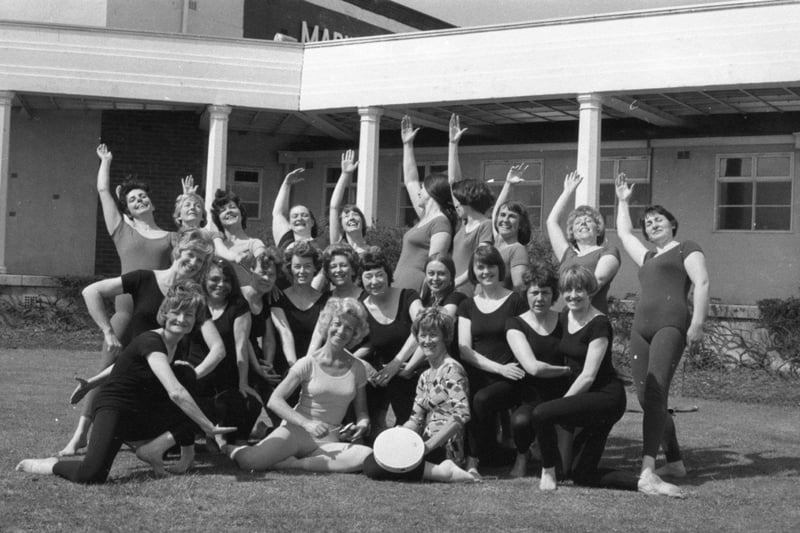 Still time for a workout at the North West Keep Fit Association's annual general meeting at the Marine Hall in Fleetwood