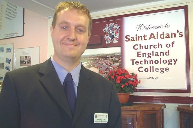 Saint Aidan's Technology College assistant headteacher Anthony Lord