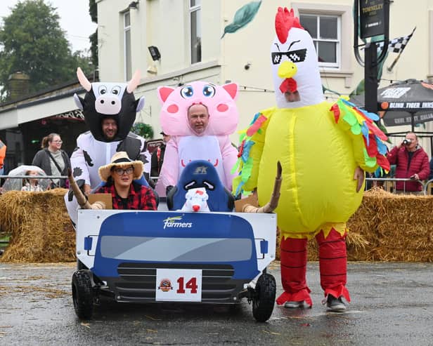 Funds raised on the day are for St Catherine's Hospice Care.
