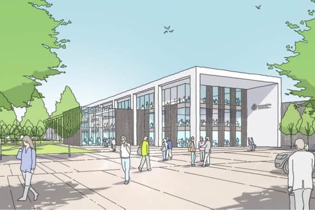 The site will be largely consolidated into two main blocks and a new entrance will be constructed