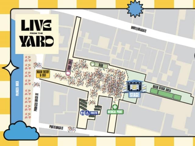 Live from the Yard Hull reveals entry rules and opening times for city-centre festival.