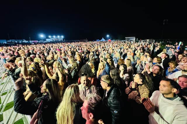 Thousands attended the first ever iMEP Music Festival in Accrington in September. 