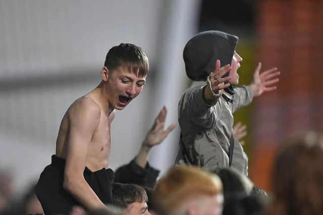 Blackpool's supporters stuck with the team every step of the way