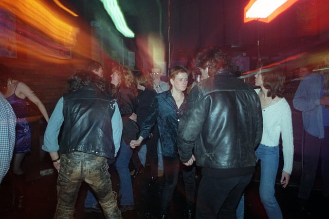 A scene from The Tache Nightclub in 1998