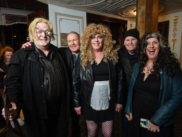 Theatre goers dress up for The Rocky Horror Show at the Grand Theatre