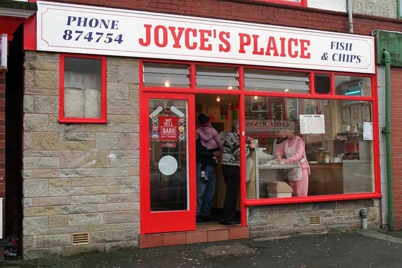 Joyce's Place Fish and Chips was a firm favourite in Fleetwood back in 1997