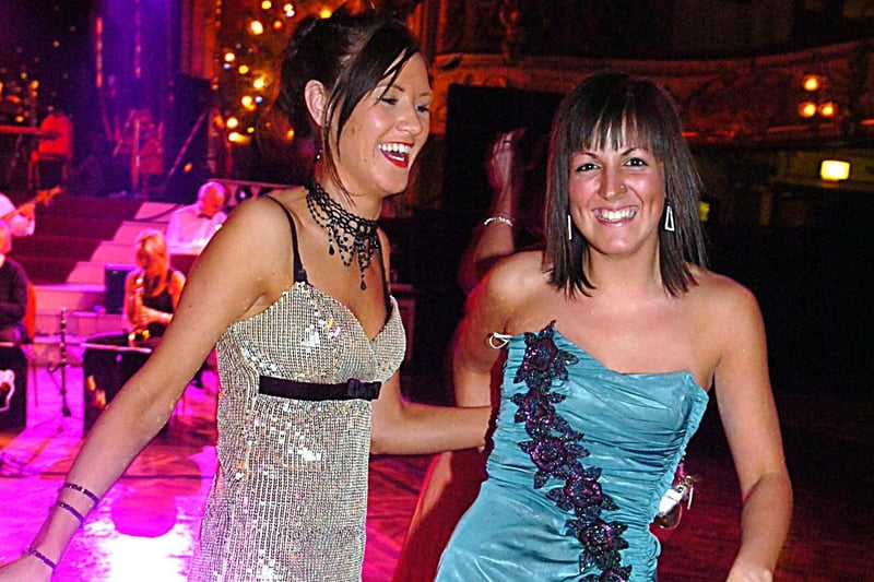 Diane Parker and Amy Syme strut their stuff in 2006