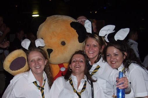 A scene from The Waterfront in 2003 at a school disco themed event - are you pictured?