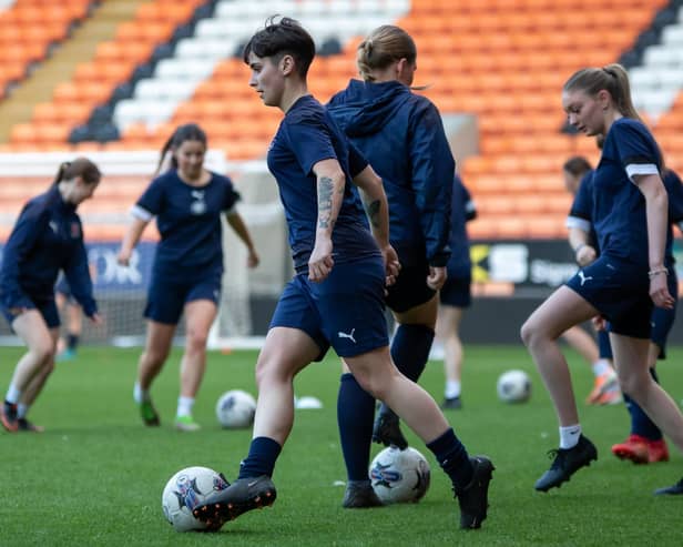 Ladies football continues to play a big part in Blackpool FC Community Trust's programme of events in June Picture: Blackpool FC Community Trust