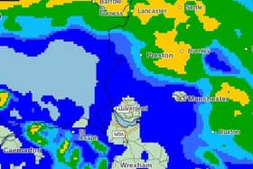 Yellow weather warning for Lancashire. Source: Met Office