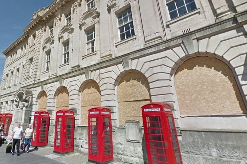 Blackpool's old Abingdon Street Post Office is earmarked for redevelopment as a hotel. But, for now, it remained boarded up