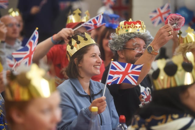 The flags were flying and the fancy dress was regal as members of brain injury charity Headway Blackpool Wyre and Fylde celebrated the Queen’s Platinum Jubilee