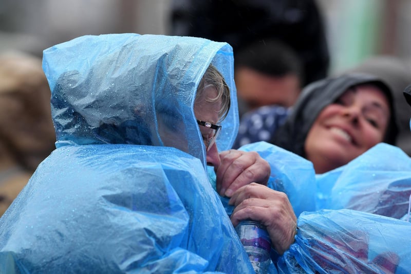 Friday night at Lytham Festival: crowds were in good spirits in spire of the rain