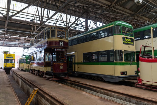 There are classic trams galore to be seen at Tramtown in Blackpool. Photo: Kelvin Stuttard