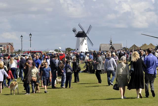 Crowds enjoy a previous Wartime Weekend in Lytham