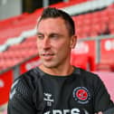 Fleetwood Town head coach Scott Brown Picture: Adam Gee