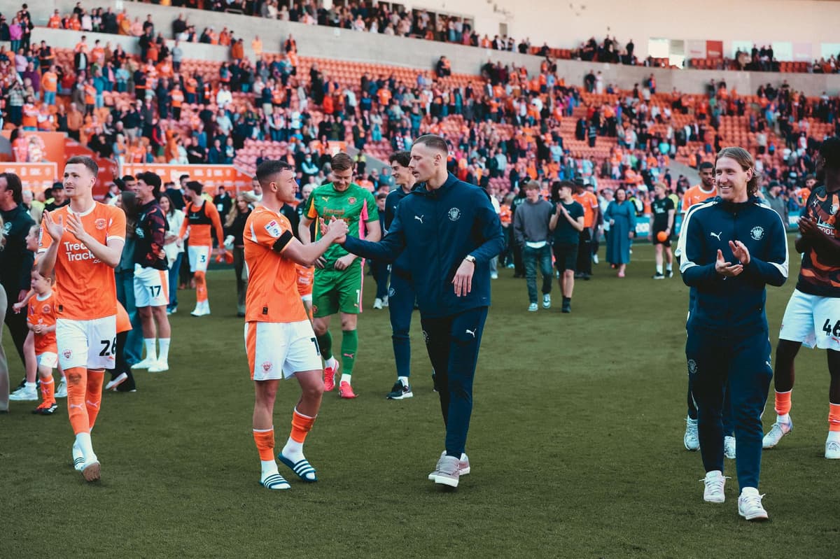 Jake Balmforth Blackpool defender ruled out of Reading trip as post Stockport County ...
