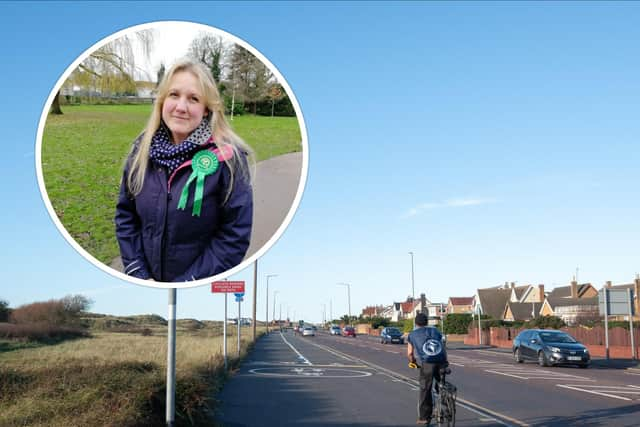 The Green Party's Ruth Norbury believes that extending the Clifton Drive North cycleway would bring big benefits