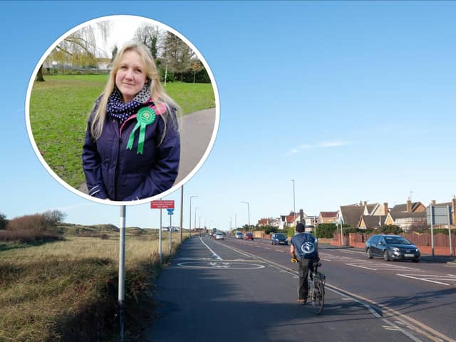 The Green Party's Ruth Norbury believes that extending the Clifton Drive North cycleway would bring big benefits