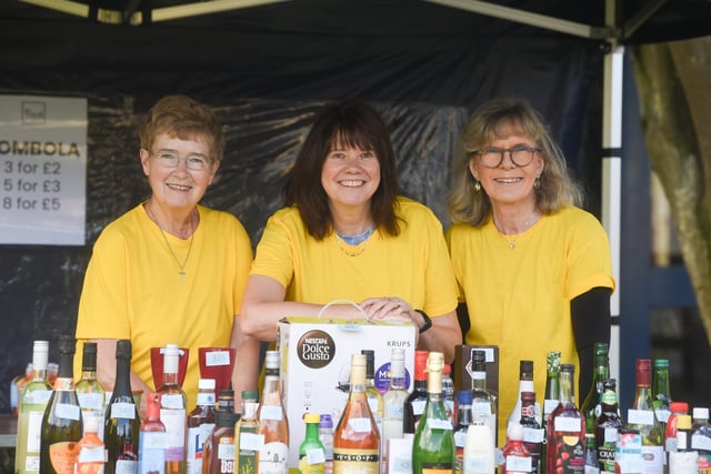 Anne Mercer, Juilet Lawrence and Susan Chandler at Lytham Food and Drink Festival