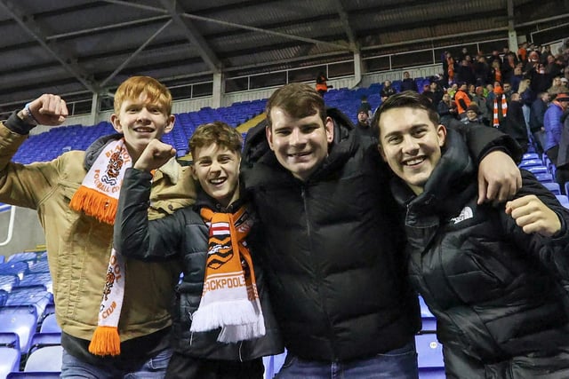 Seasiders supporters enjoyed their trip to Reading.