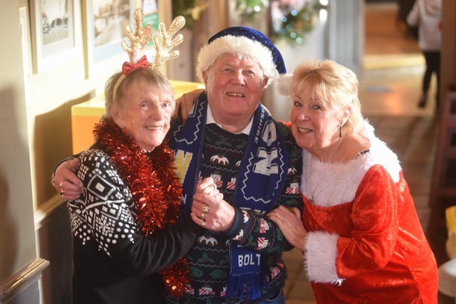 Members of Just Good Friends celebrate Christmas at The Victoria pub in St Annes