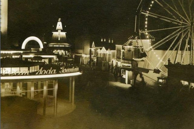 The Pleasure Beach by night