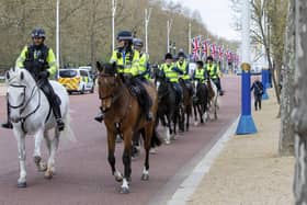 The riders in London