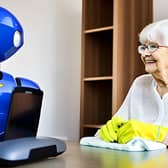 AI technology to predict how lifestyles for the retired will look 50 years from now - robot assistant. Photo: Retirement Villages